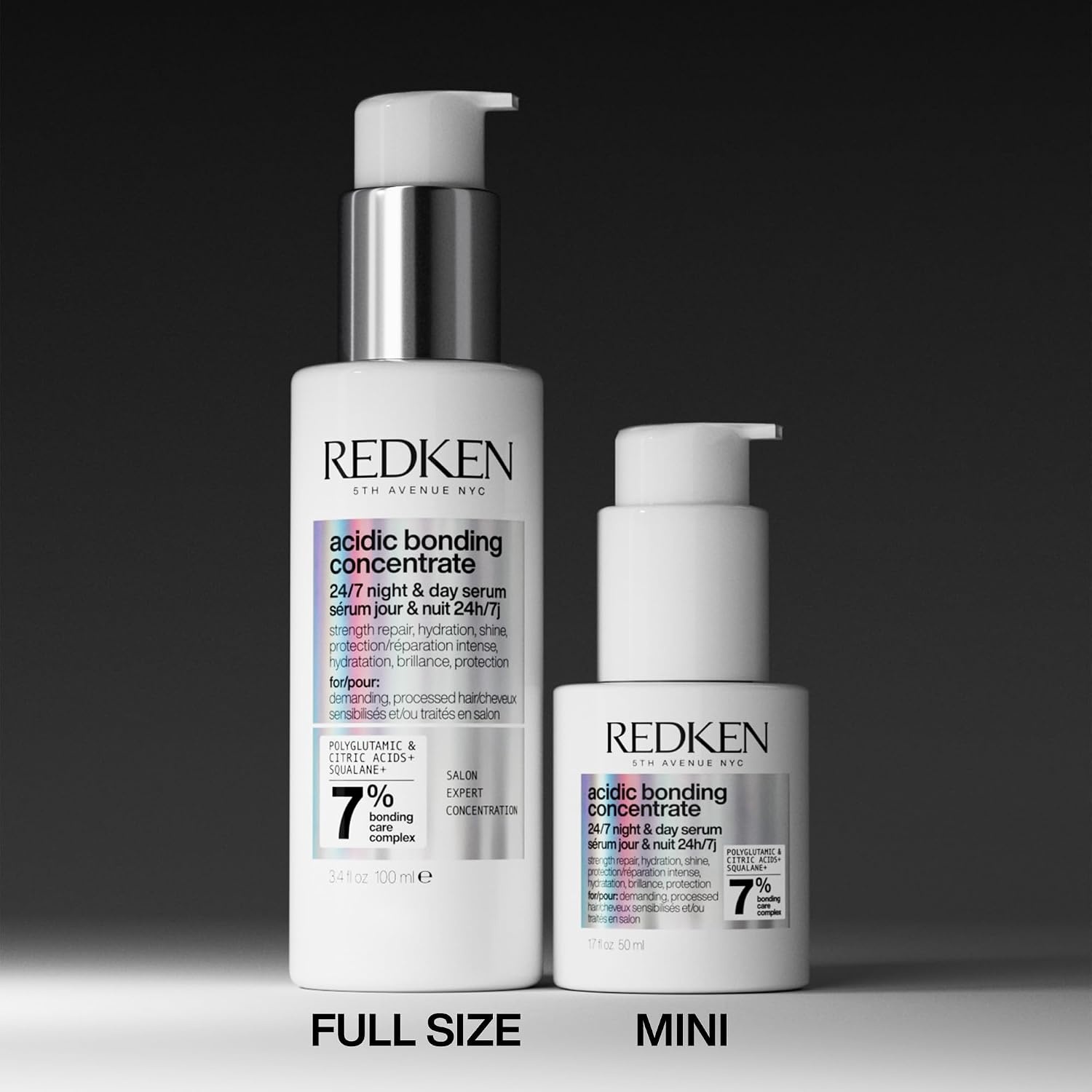 image:imageRedken Acidic Bonding Concentrate 247 Night amp Day Serum For Damaged Hair16 Fl Oz Pack of 1