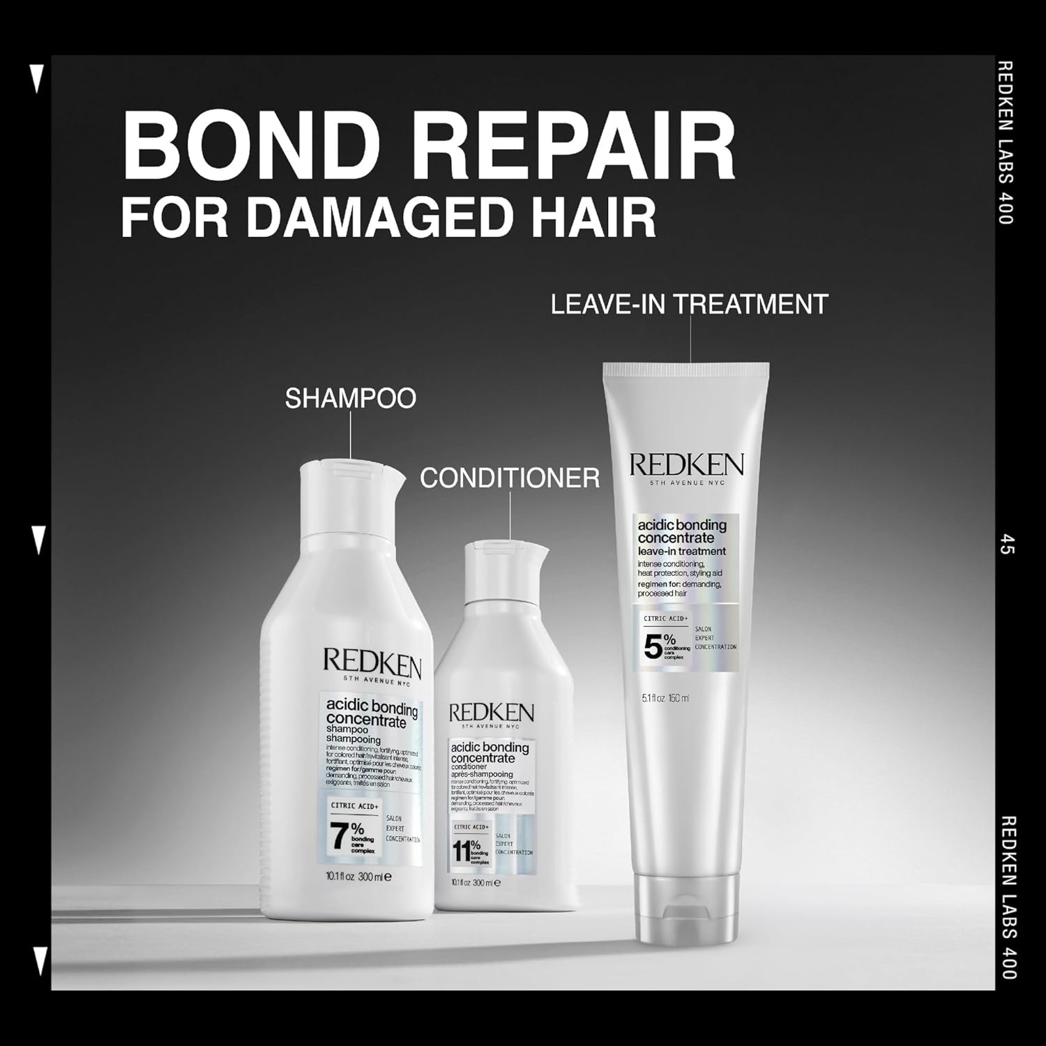 image:imageRedken Acidic Bonding Concentrate Leave In Conditioner Hair Repair Treatment For Weak amp Damaged Hair Bond Building amp Strengthening Smooths amp Provides Heat Protection