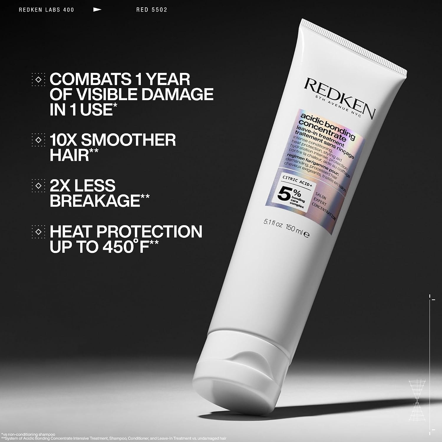 image:imageRedken Acidic Bonding Concentrate LeaveIn Conditioner For Damaged Hair1 Fl Oz Pack of 1