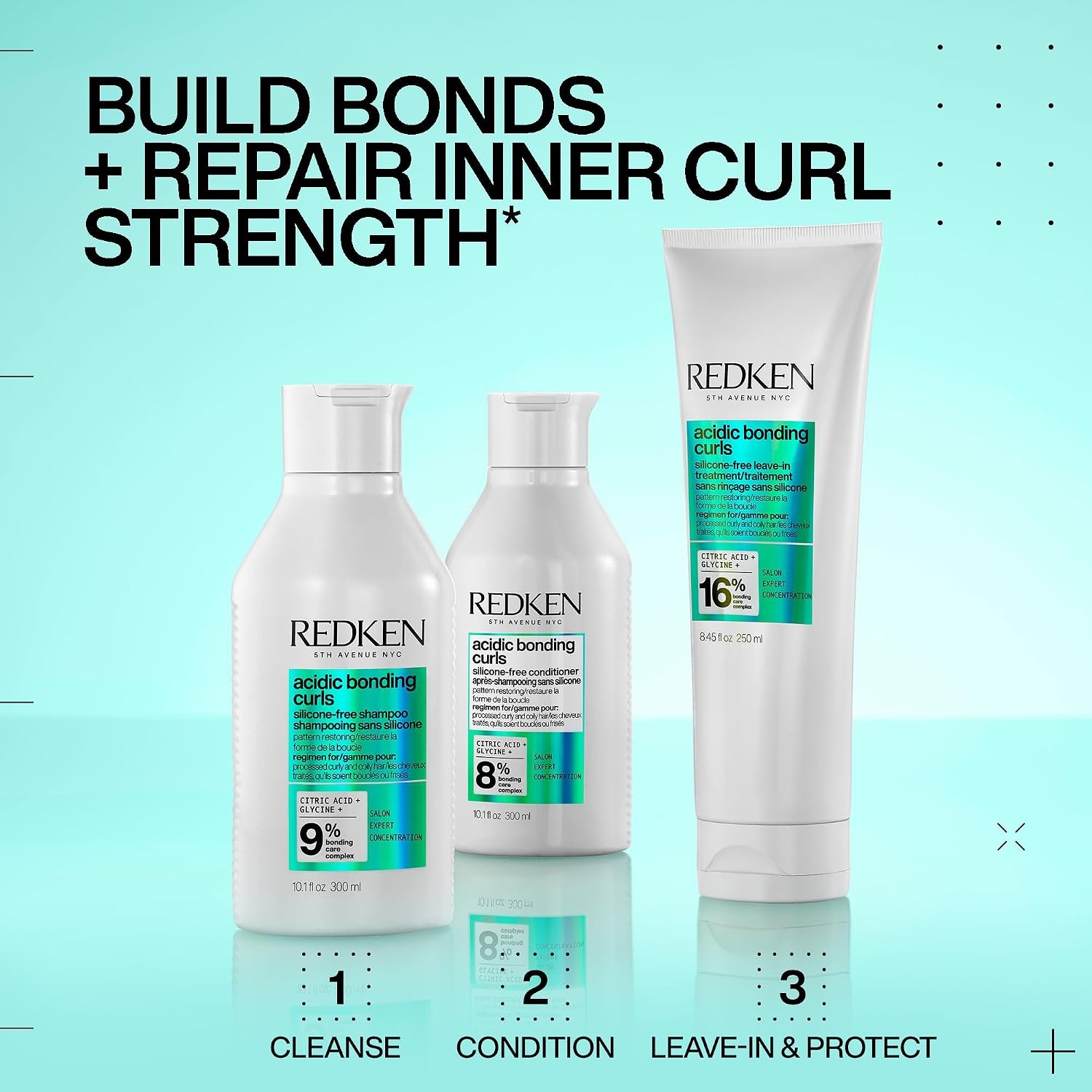 image:imageRedken Acidic Bonding Curls LeaveIn Treatment For Curly amp Coily Hair Heat Protectant Repairs amp Defines Damaged Curls Detangles amp Conditions