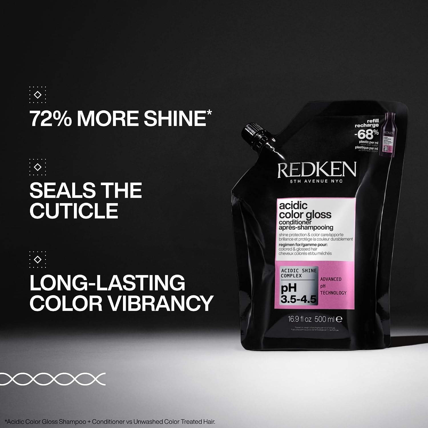 image:imageRedken Acidic Color Gloss Conditioner For ColorTreated Hair169 Fl Oz Pack of 1