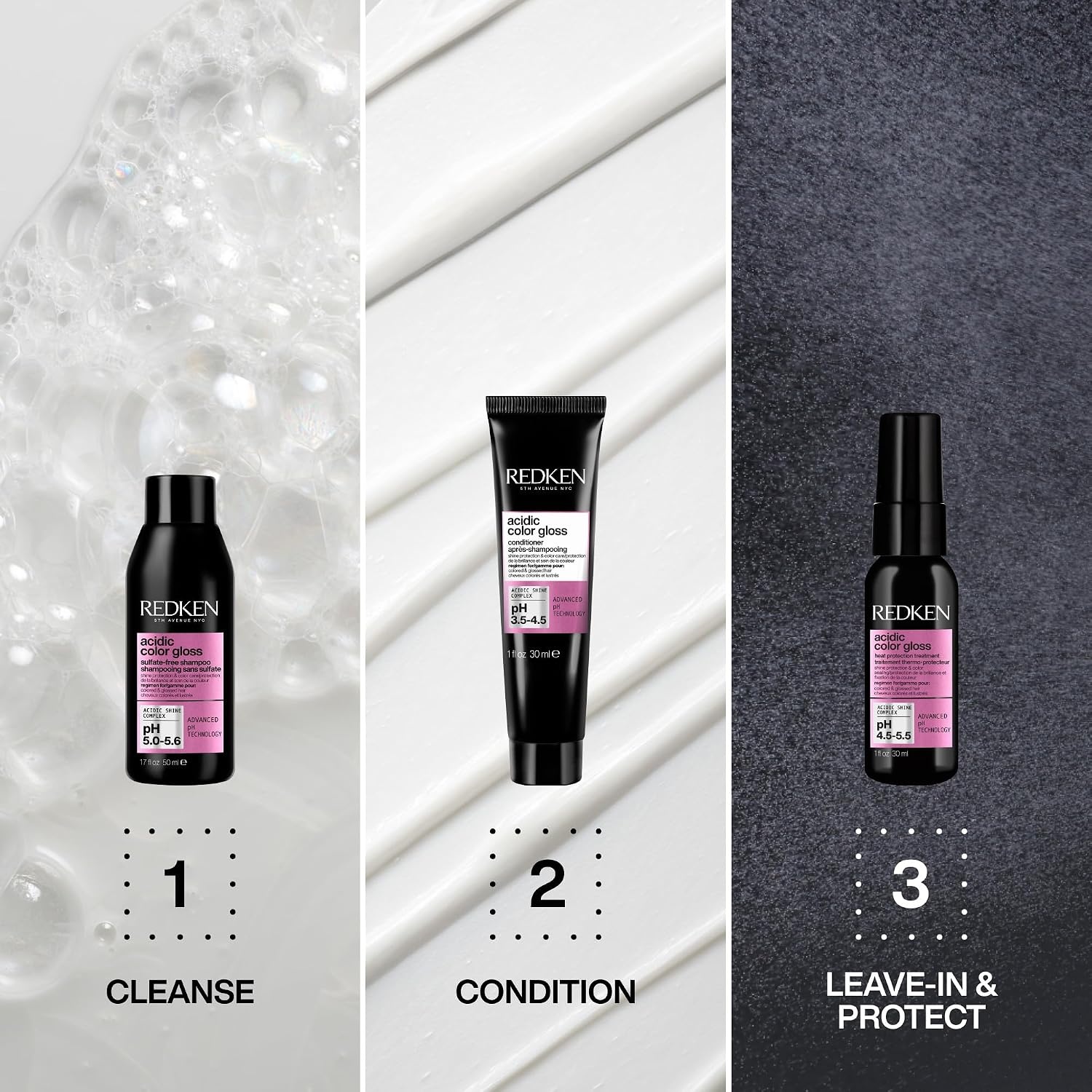 image:imageRedken Acidic Color Gloss LeaveIn Treatment Spray For ColorTreated Hair1 Fl Oz Pack of 1