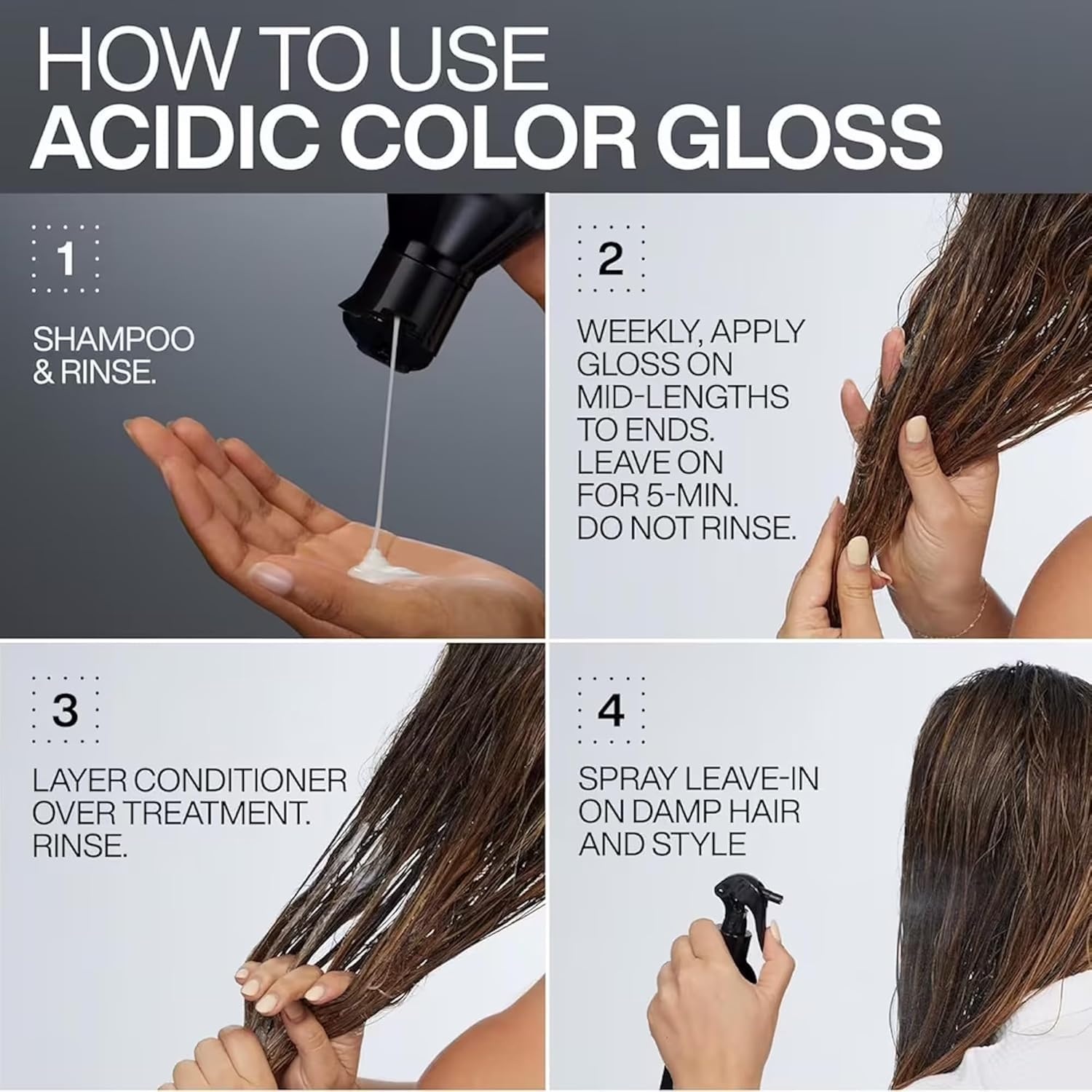 image:imageRedken Acidic Color Gloss Shine Mini Kit Shampoo Conditioner Leave In