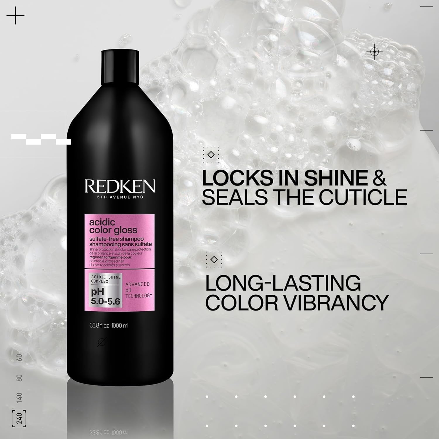 image:imageRedken Acidic Color Gloss SulfateFree Shampoo for Color Protection and Shine To Help Extend Color amp Shine for ColorTreated Hair338 Fl Oz Pack of 1