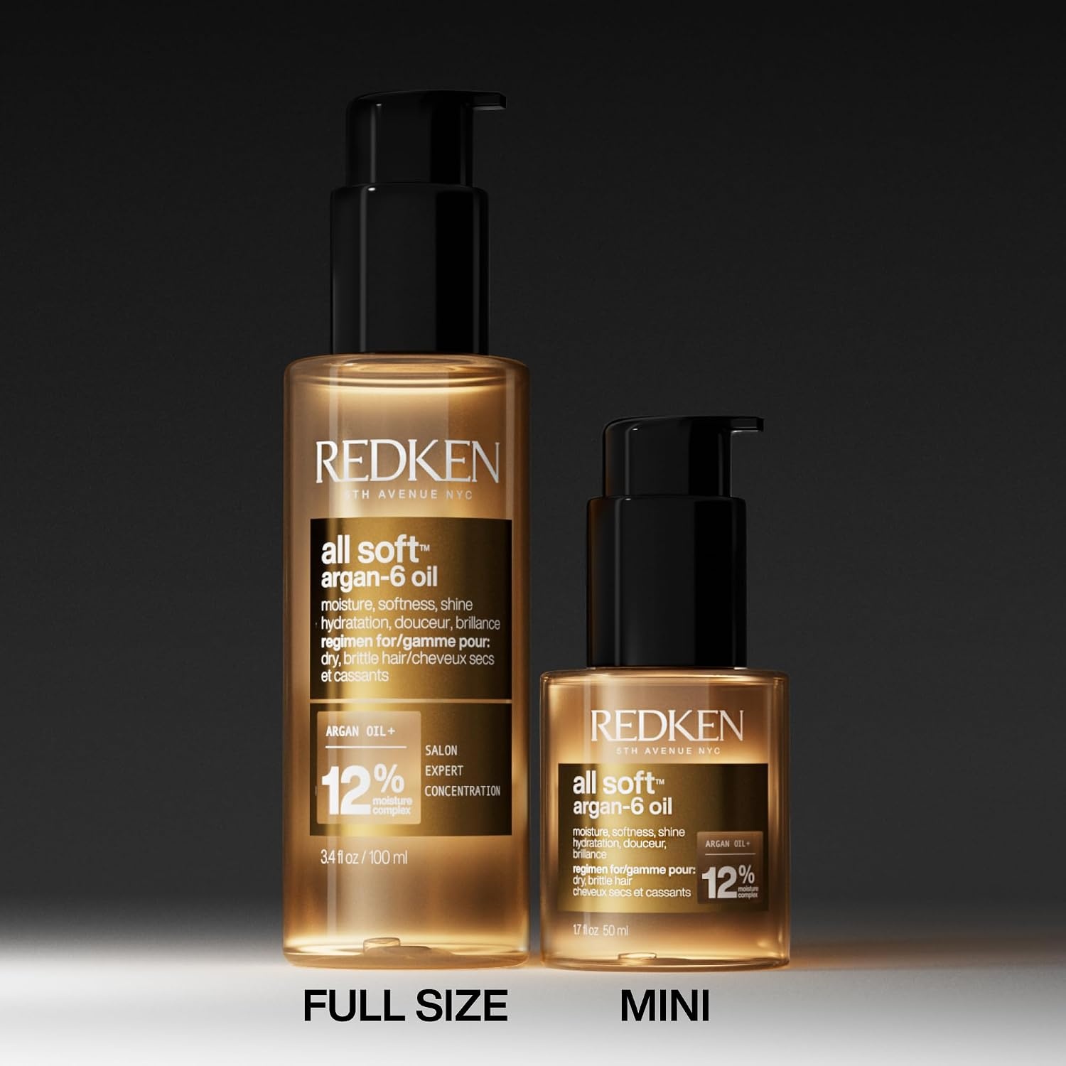 image:imageRedken All Soft Argan6 Hair Oil For Softness amp Shine16 Fl Oz Pack of 1