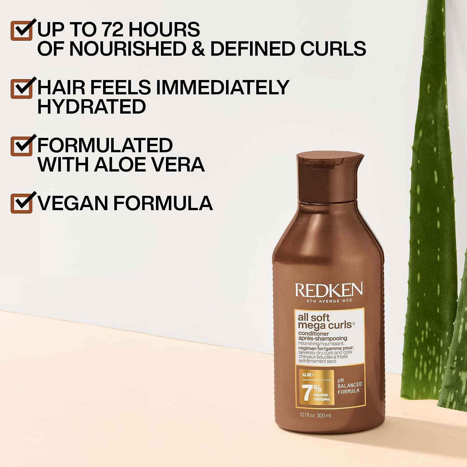 image:imageRedken All Soft Mega Curls Conditioner For Extremely Dry Curly amp Coily Hair Nourishes amp Softens Severely Dry Hair101 Fl Oz Pack of 1