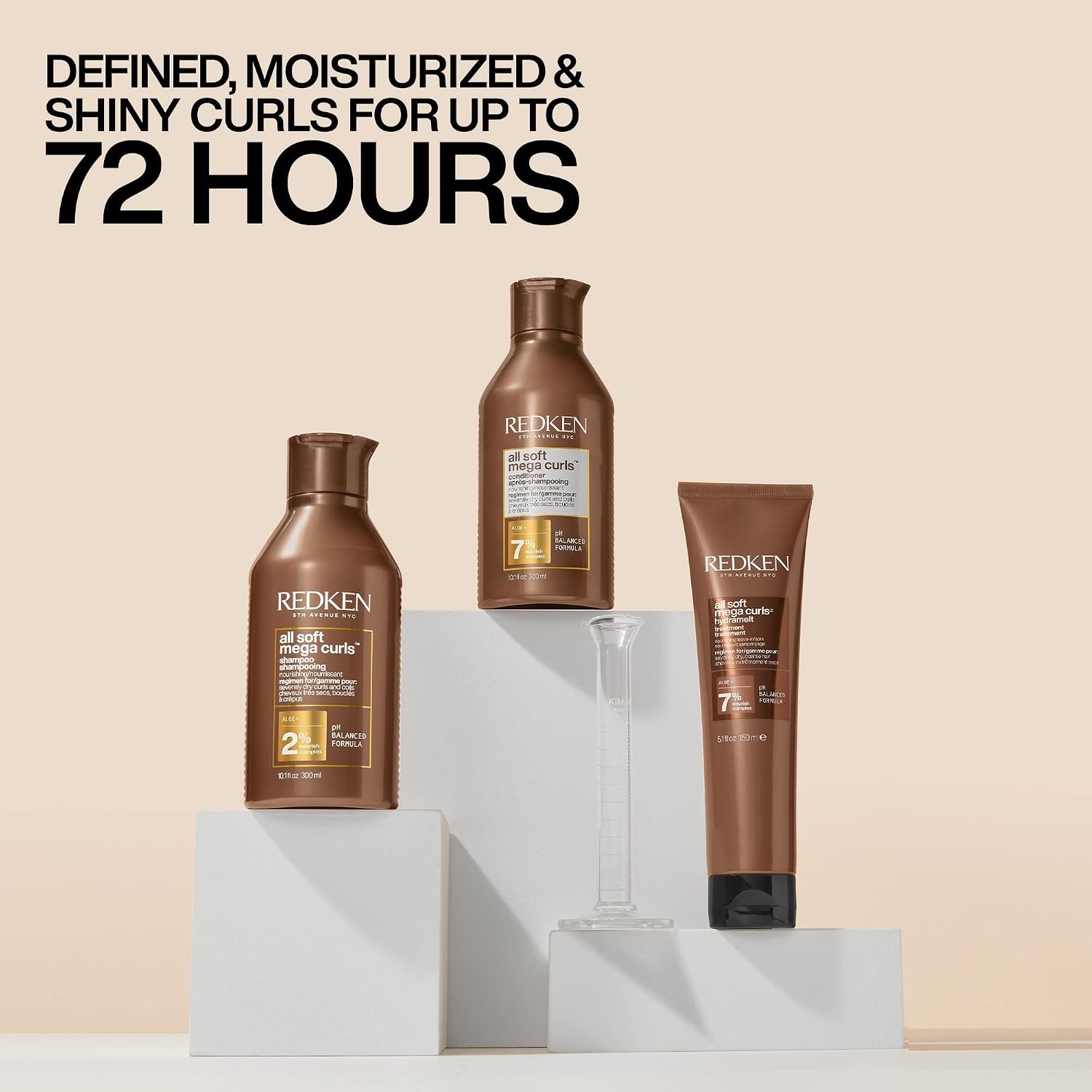 image:imageRedken All Soft Mega Curls Conditioner For Extremely Dry Curly amp Coily Hair Nourishes amp Softens Severely Dry Hair338 Fl Oz Pack of 2