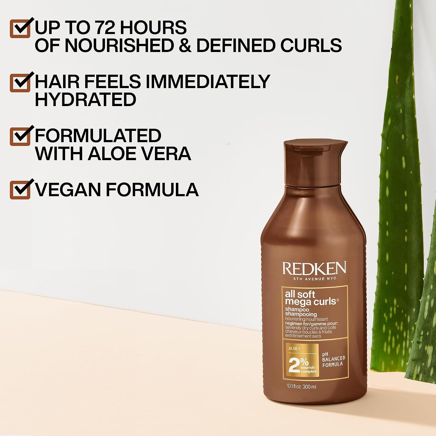 image:imageRedken All Soft Mega Curls Shampoo For Extremely Dry Curly amp Coily Hair Nourishes amp Softens Severely Dry Hair Sulfate Free101 Fl Oz Pack of 1