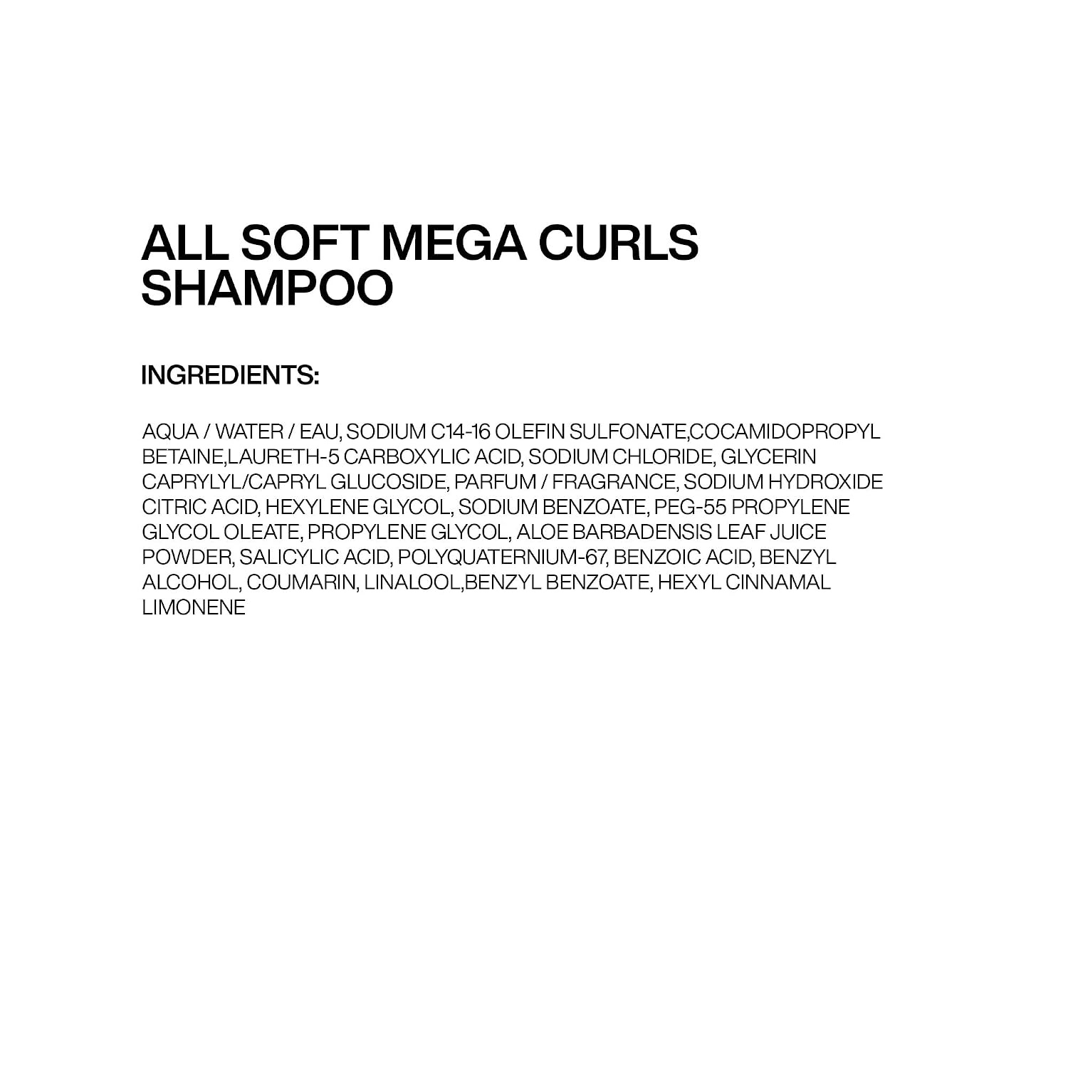 image:imageRedken All Soft Mega Curls Shampoo For Extremely Dry Curly amp Coily Hair Nourishes amp Softens Severely Dry Hair Sulfate Free338 Fl Oz Pack of 1
