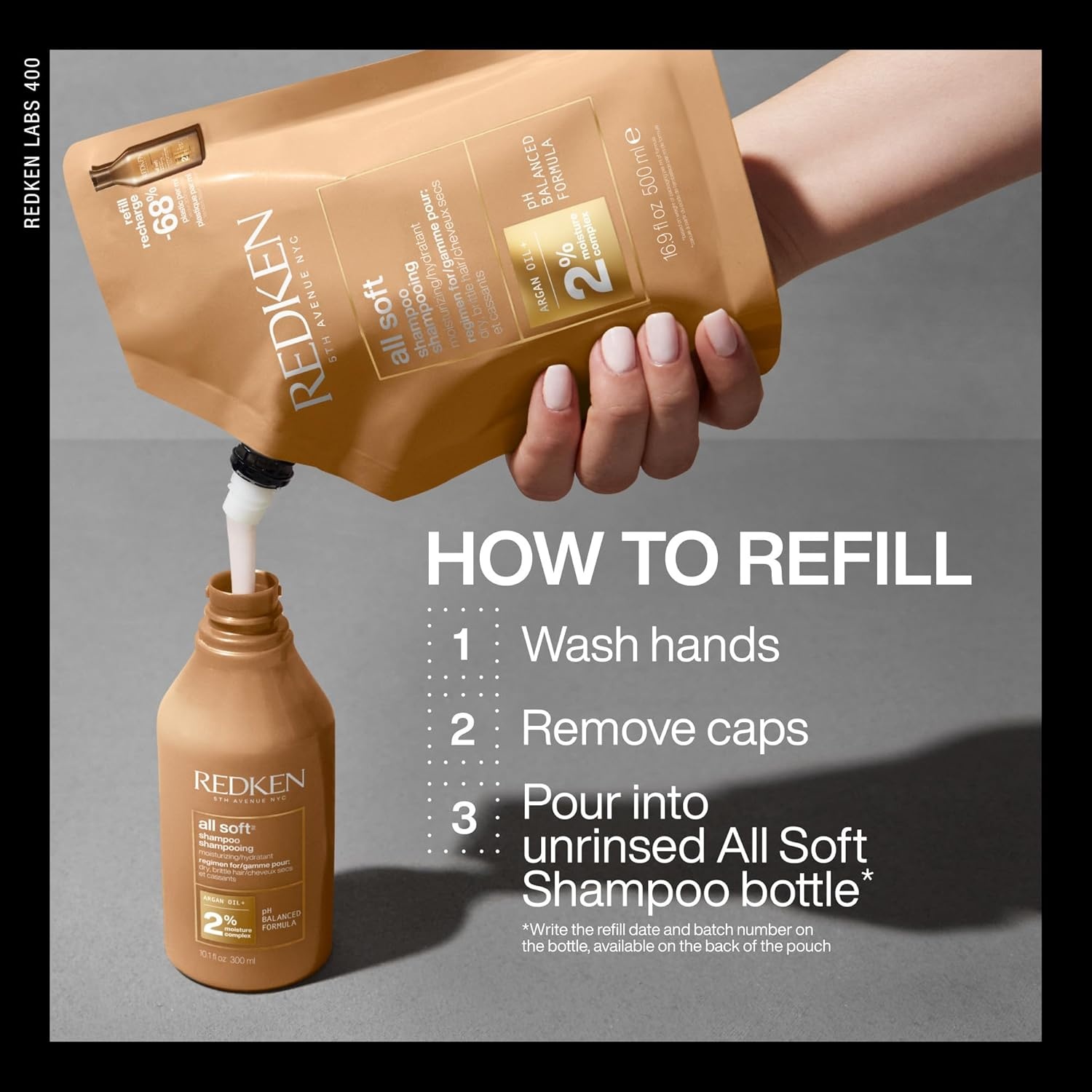 image:imageRedken All Soft Shampoo For Dry Brittle Hair169 Fl Oz Pack of 1
