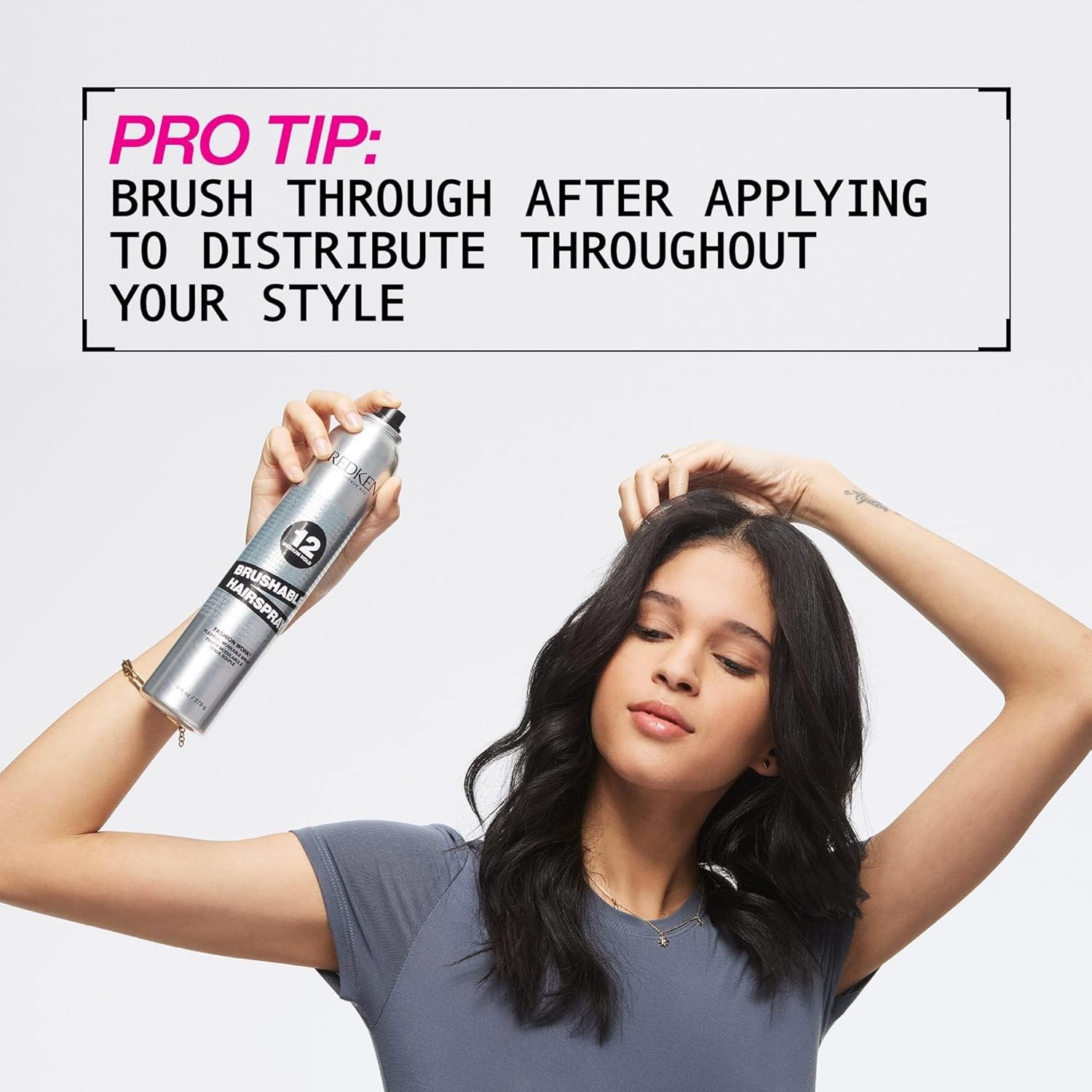 image:imageRedken Brushable Hairspray 12 For All Hair Types104 Ounce Pack of 1