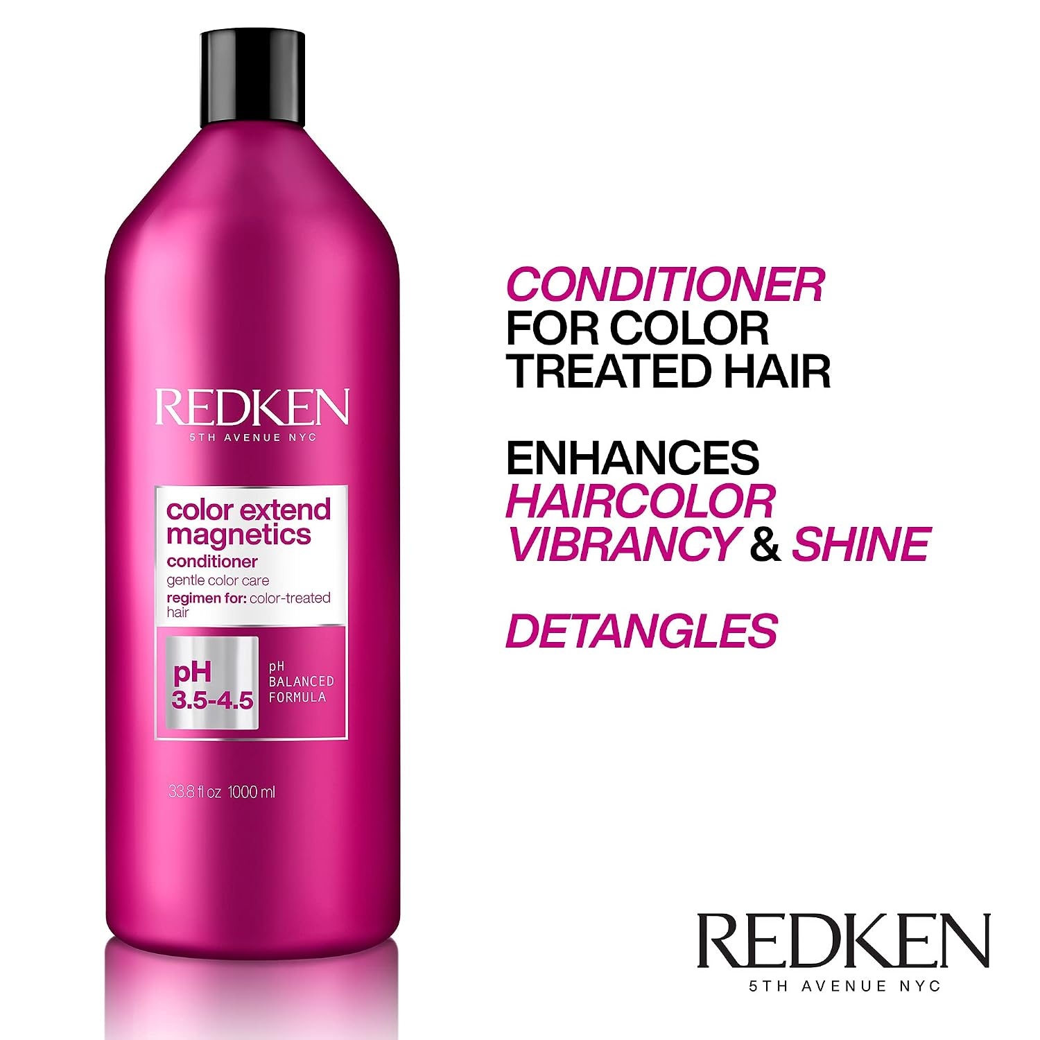 image:imageRedken Color Extend Magnetics Conditioner For ColorTreated Hair338 Fl Oz Pack of 1