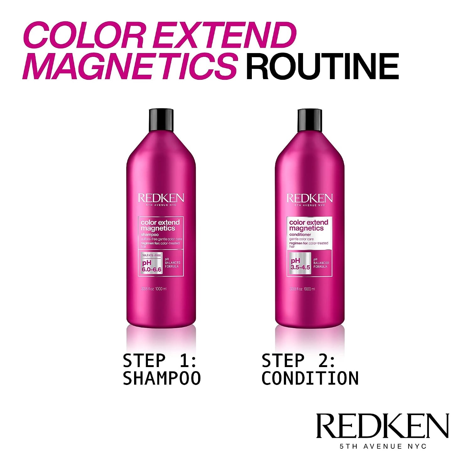 image:imageRedken Color Extend Magnetics Conditioner For ColorTreated Hair338 Fl Oz Pack of 1