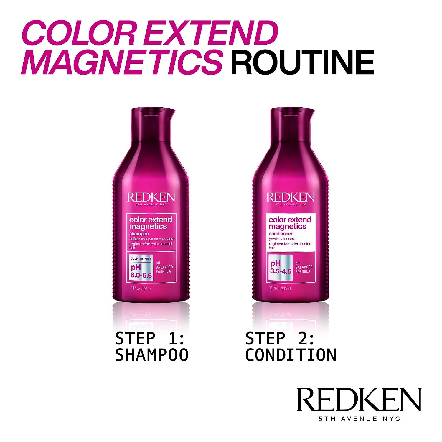 image:imageRedken Color Extend Magnetics Shampoo For ColorTreated 101 Fl Oz17 Fl Oz Pack of 1