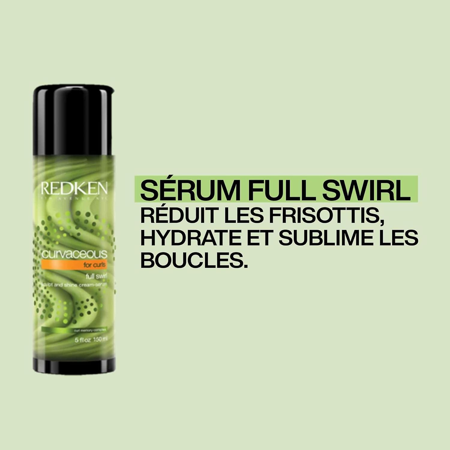 image:imageRedken Curvaceous Full Swirl CreamSerum for Curly Hair Seals In Moisture While Locking Out Humidity Multicolor 5 Fl Oz