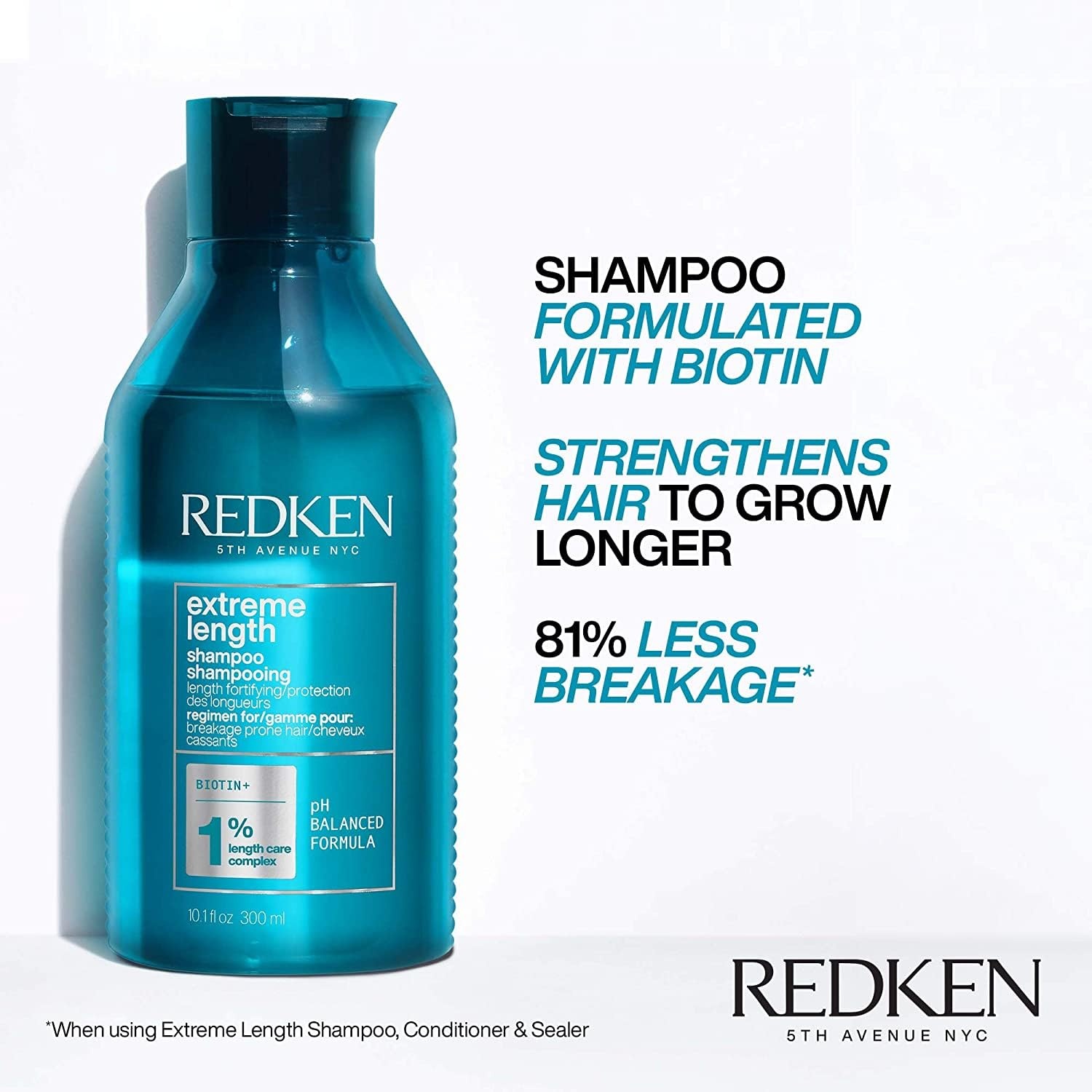 image:imageRedken Extreme Length Shampoo For Longer Hair17 Fl Oz Pack of 1