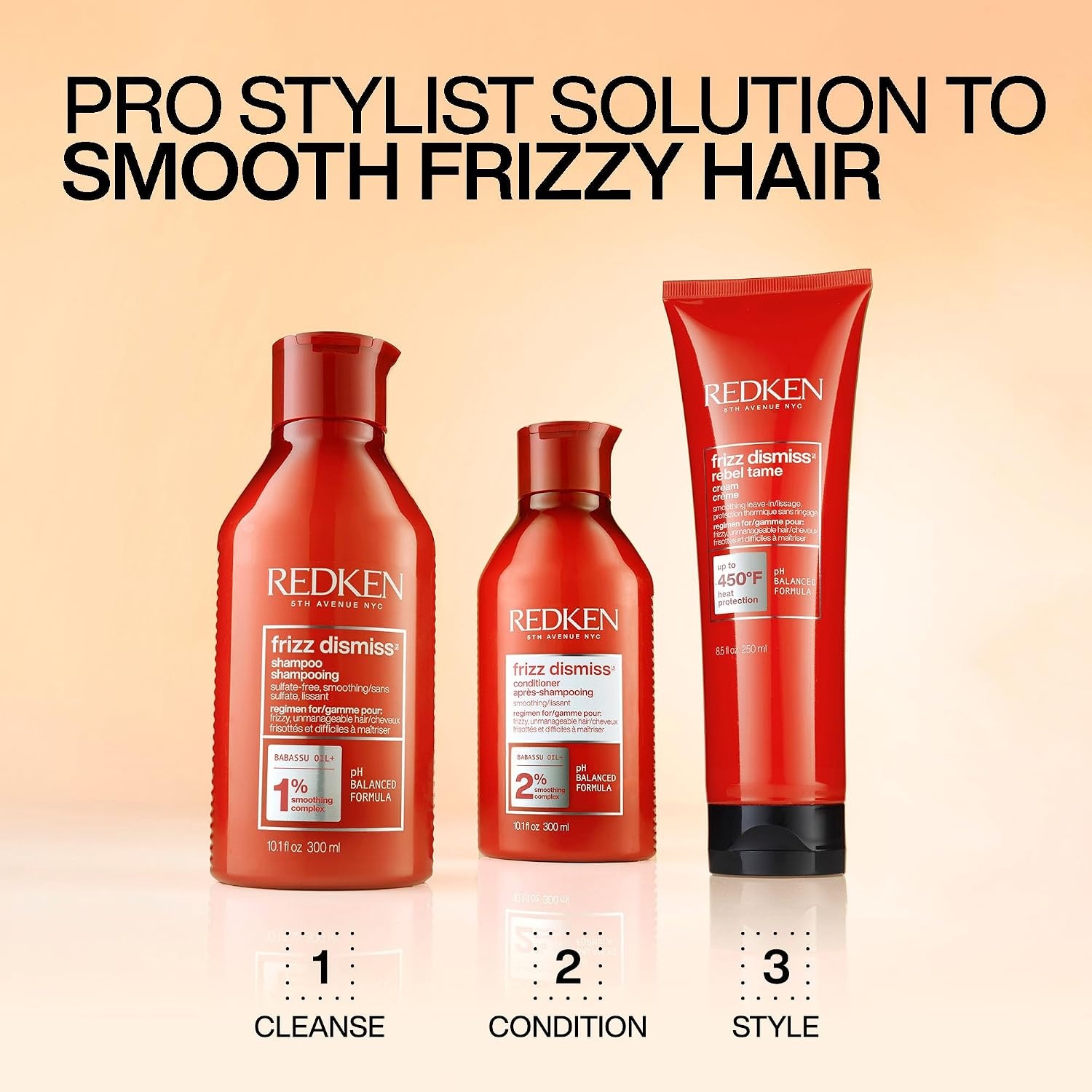 image:imageRedken Frizz Dismiss Conditioner For Frizzy Hair1 Fl Oz Pack of 1
