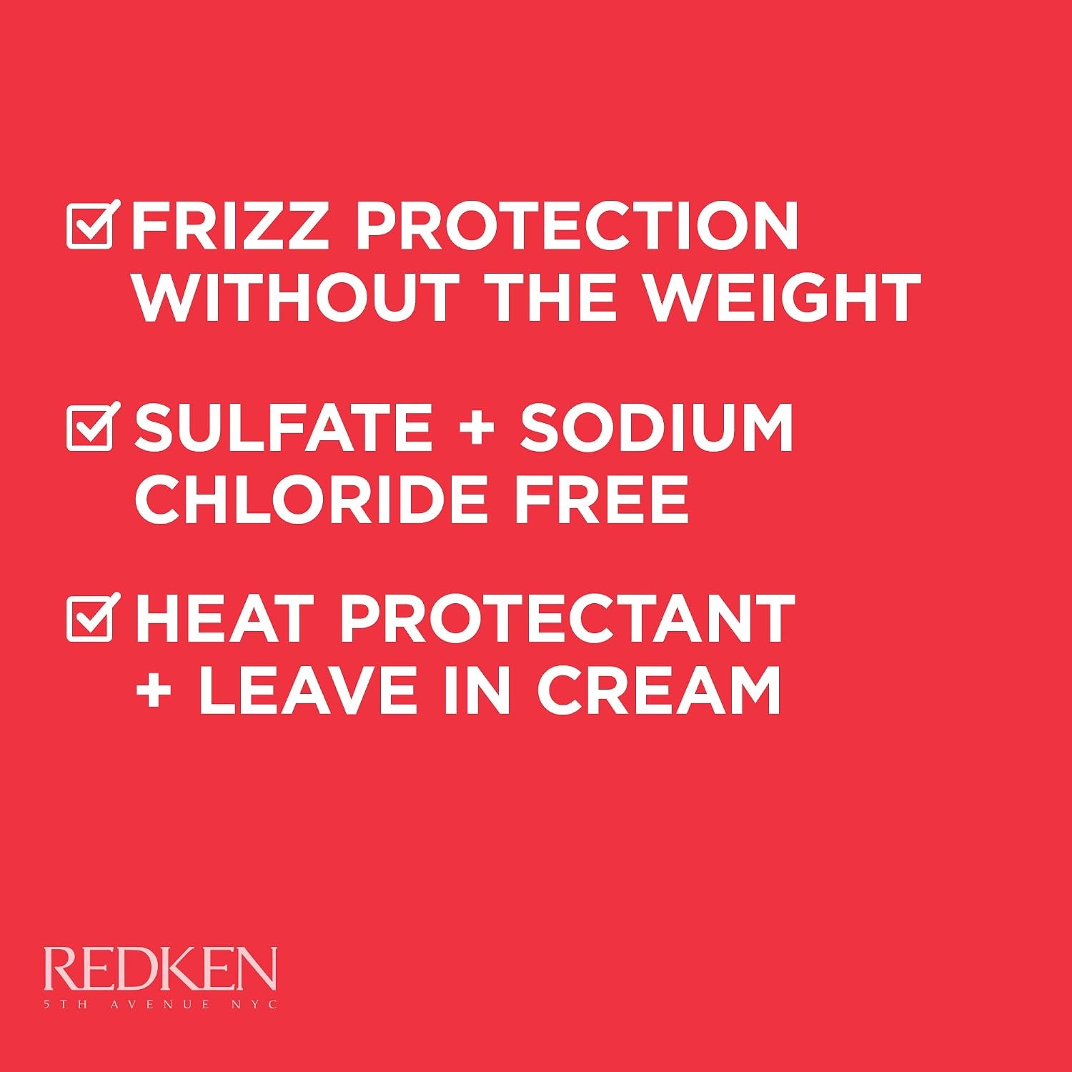 image:imageRedken Frizz Dismiss Rebel Tame Heat Protective LeaveIn Cream For Frizzy Hair Protects Hair Against Frizz1 Fl Oz Pack of 1
