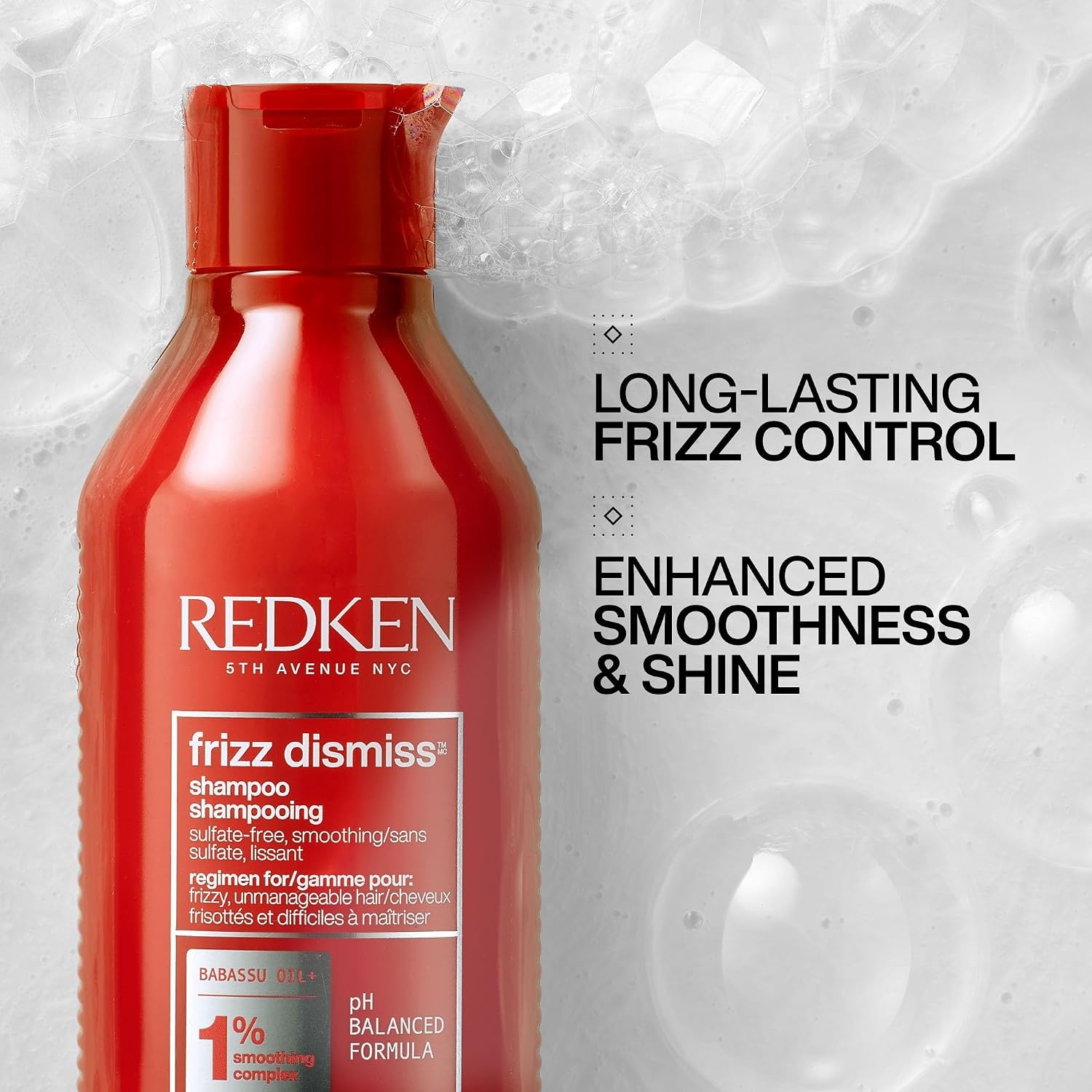 image:imageRedken Frizz Dismiss Shampoo For Frizzy Hair338 Fl Oz Pack of 1