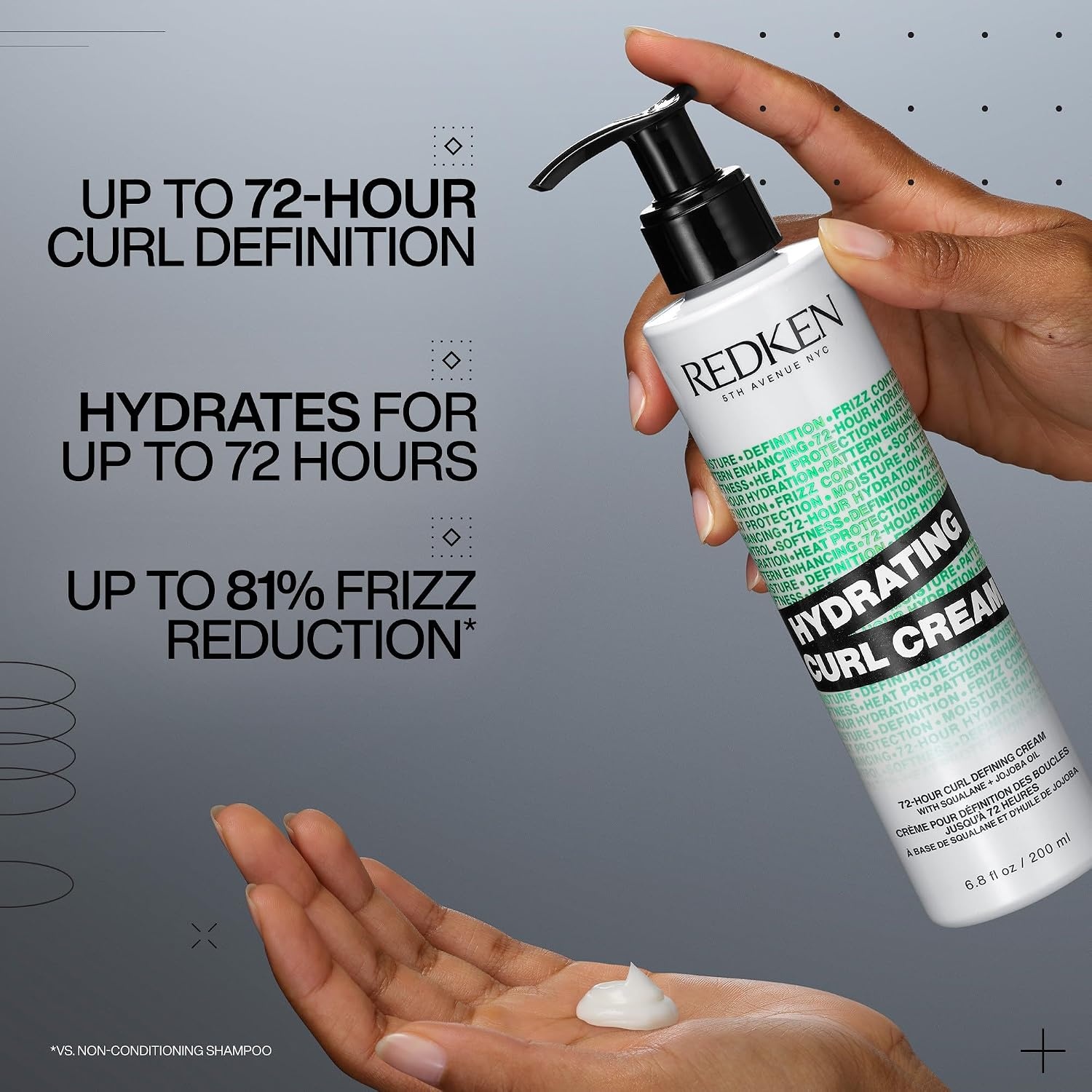 image:imageRedken Hydrating Curl Cream For Curly Hair68 Fl Oz Pack of 1