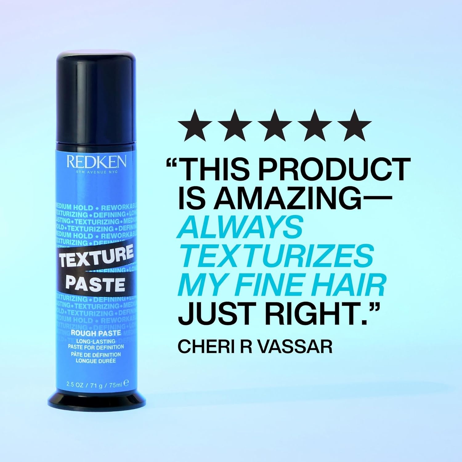 image:imageRedken LongLasting Styling Paste Flexible Control Medium Hold 34 Oz34 Ounce Pack of 1