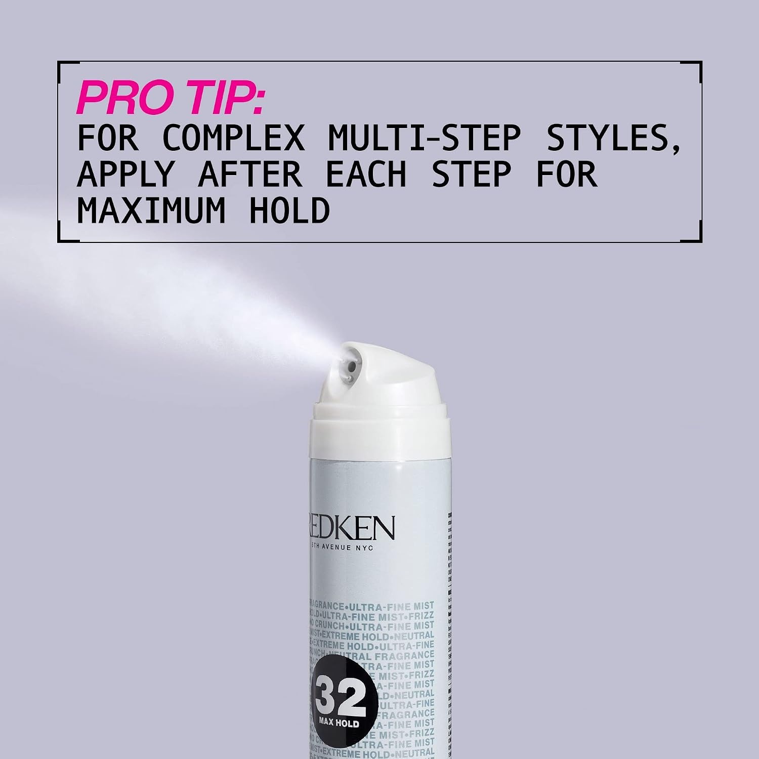 image:imageRedken Max Hold Neutral Hairspray 32 For All Hair Types91 Ounce Pack of 1