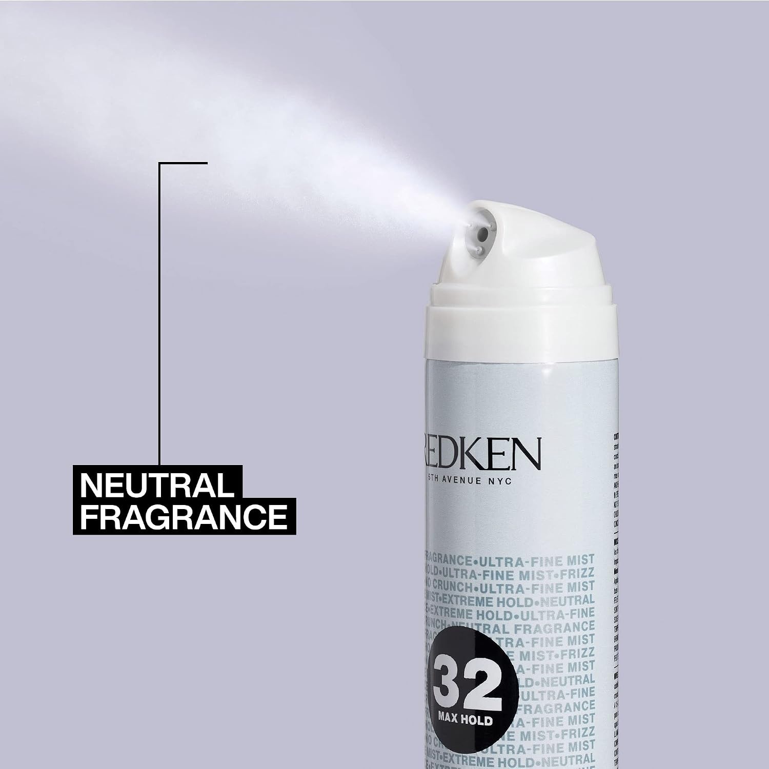 image:imageRedken Max Hold Neutral Hairspray 32 For All Hair Types91 Ounce Pack of 1