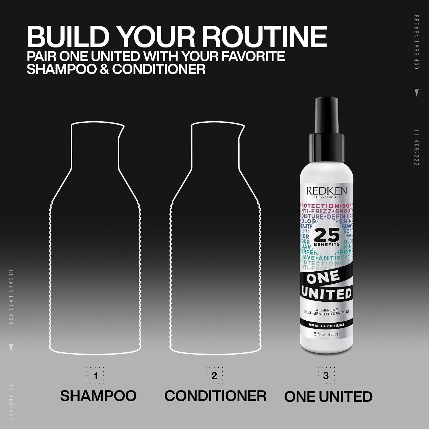 image:imageRedken One United LeaveIn Conditioner Heat Protectant amp Detangler Spray1 Fl Oz Pack of 1