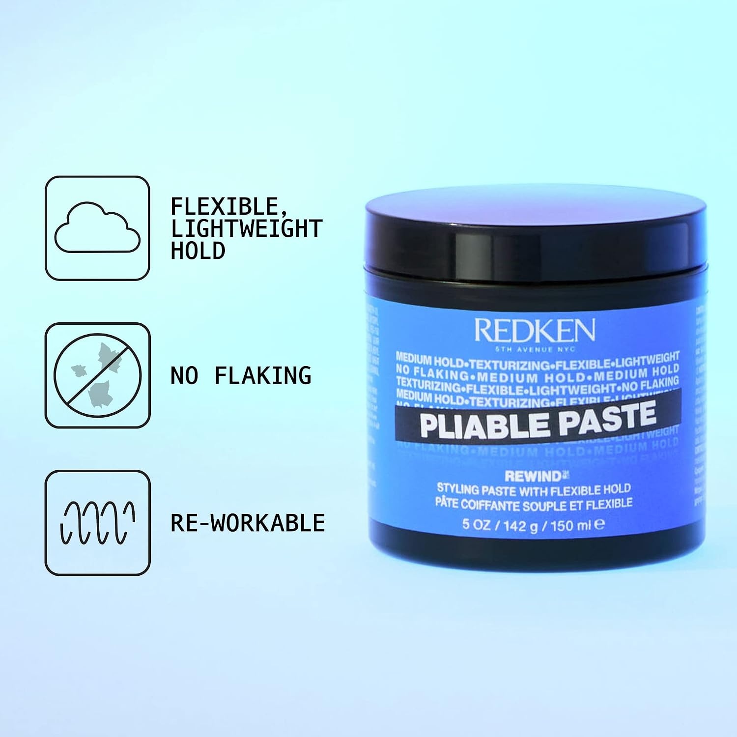 image:imageRedken Pliable Styling Paste For All Hair Types5 Ounce Pack of 1