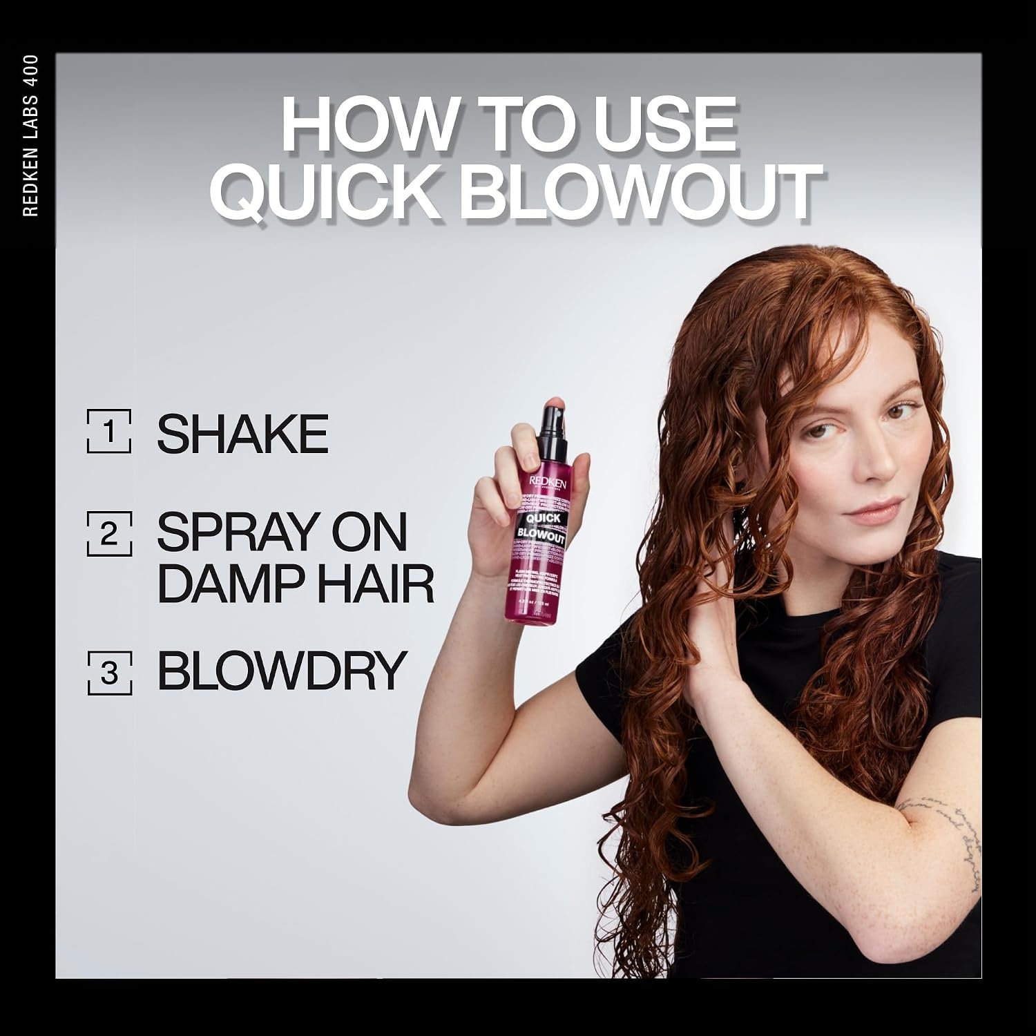 image:imageRedken Quick Blowout Heat Protectant Spray For All Hair Types Smooths amp Adds Shine Lightweight Blowdry Styling Primer with Heat Protection1 Fl Oz Pack of 1