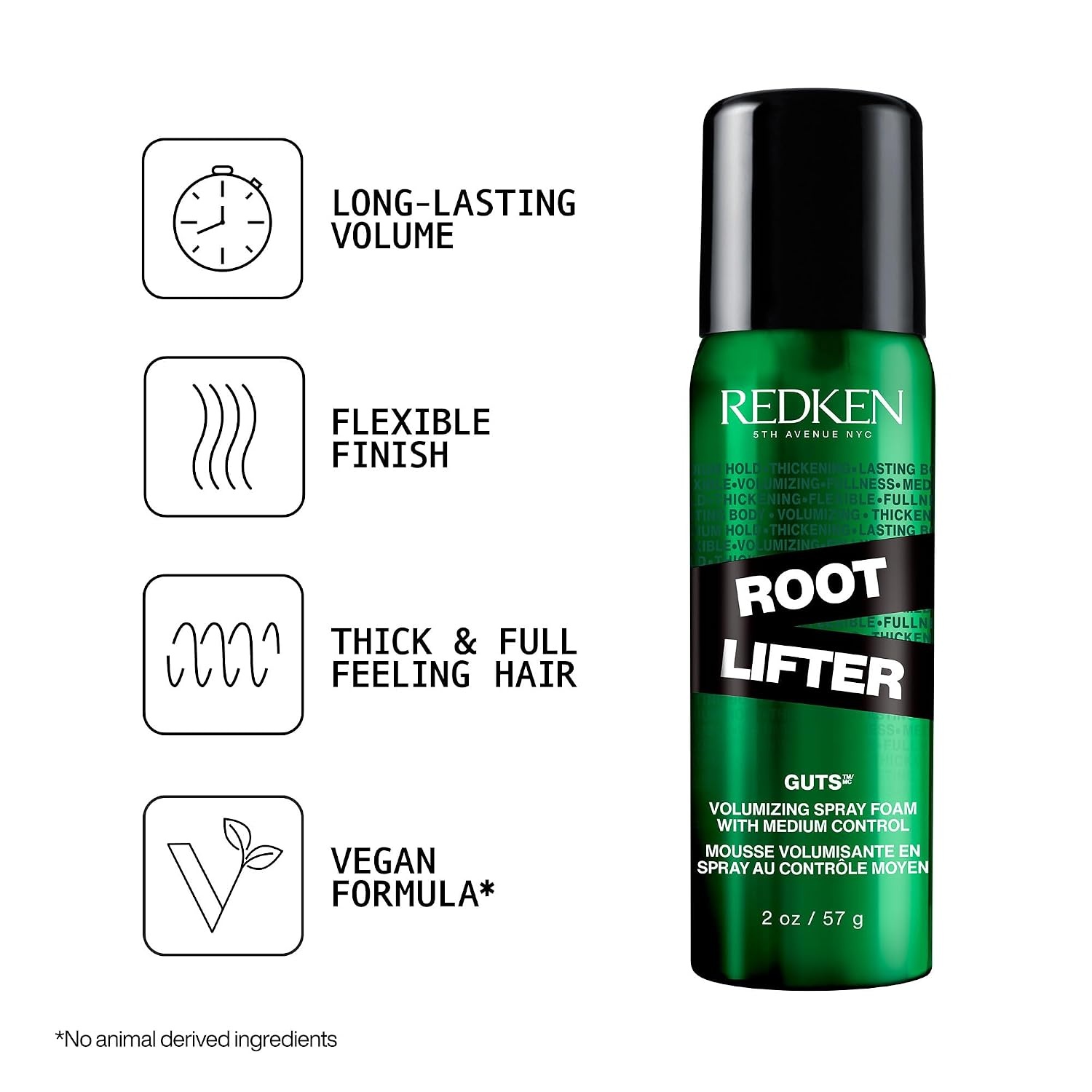 image:imageRedken Root Lifter Volumizing Spray Foam For All Hair Types2 Ounce Pack of 1