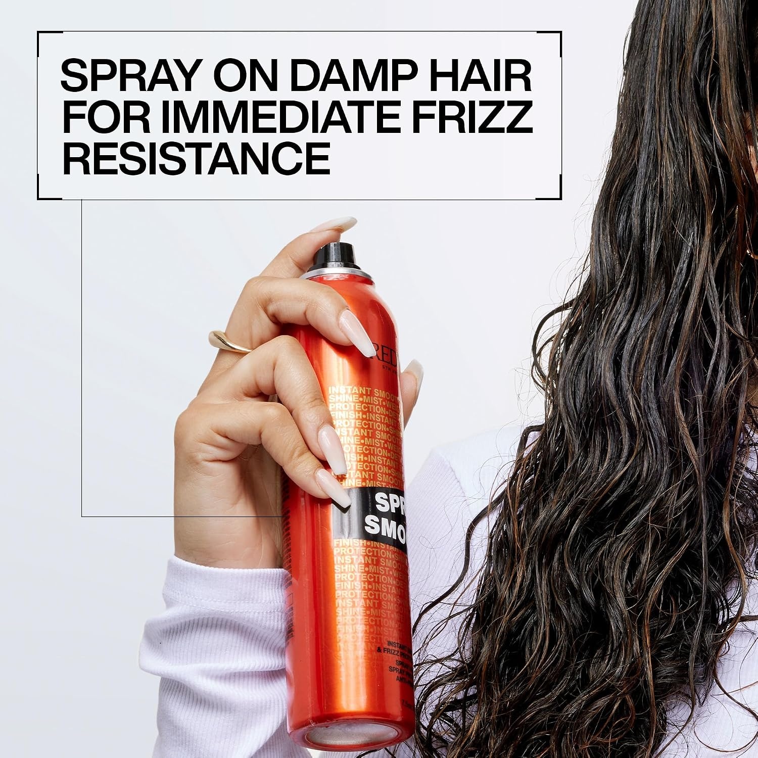 image:imageRedken Spray Smooth Anti Frizz Hair Spray Frizz Control and Heat Protection With Citric Acid Paraben Sulfate amp SiliconeFree75 Ounce Pack of 1