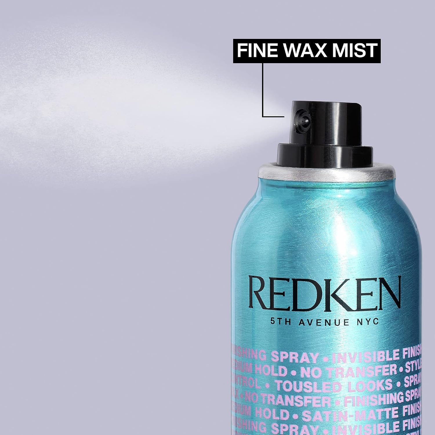 image:imageRedken Spray Wax Invisible Texture Mist For All Hair Types High Impact Finishing Spray Wax Adds Volumizing Body amp Dimension With A SatinMatte Finish55 Ounce Pack of 1