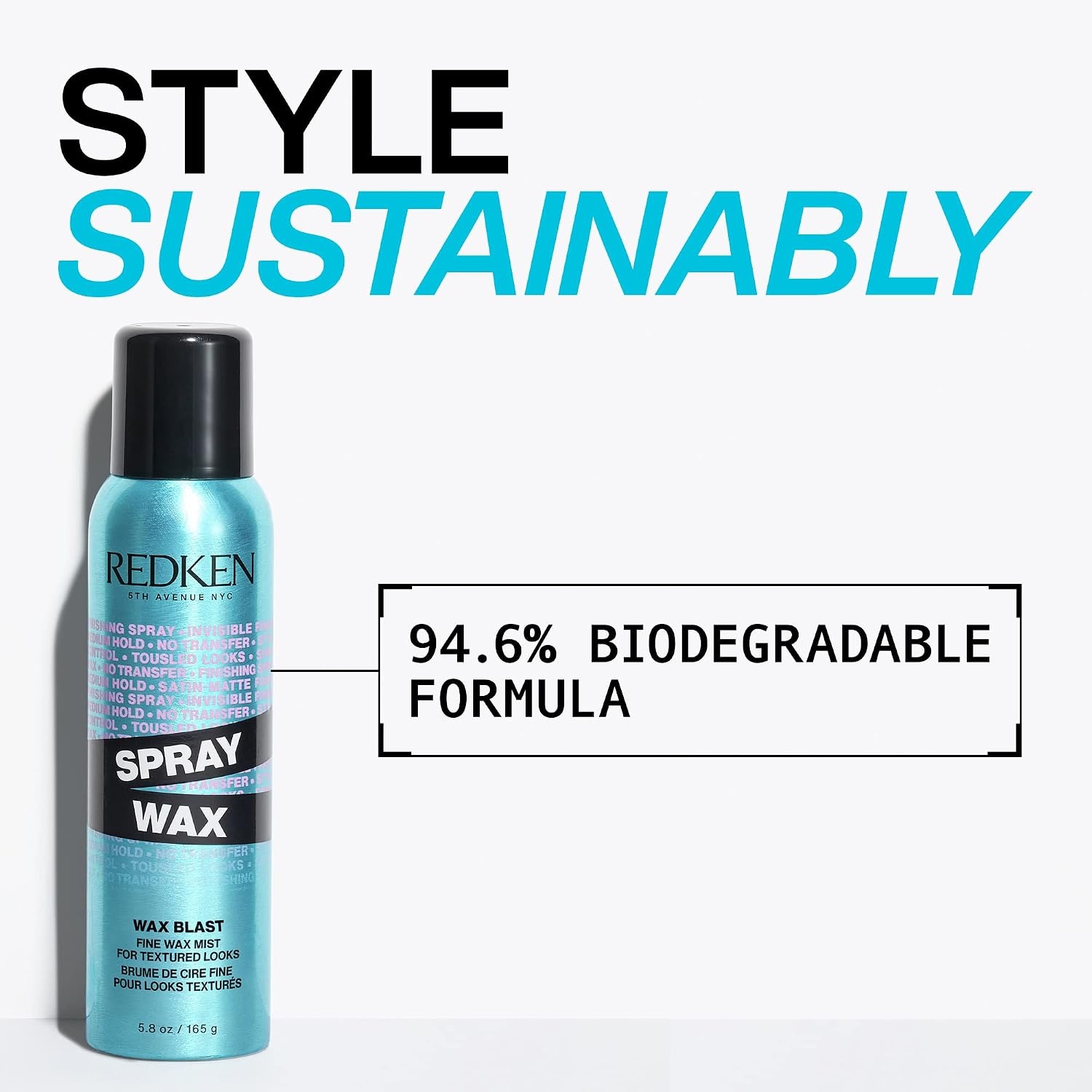 image:imageRedken Spray Wax Invisible Texture Mist For All Hair Types High Impact Finishing Spray Wax Adds Volumizing Body amp Dimension With A SatinMatte Finish55 Ounce Pack of 1