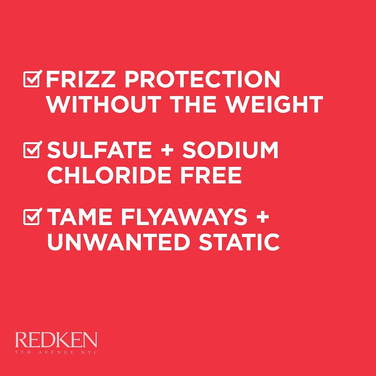image:imageRedken Sulfate Free Frizz Dismiss AntiStatic Oil Mist For All Hair Types Tames Flyaways amp Unwanted Static With Babassu Oil1 Fl Oz Pack of 1
