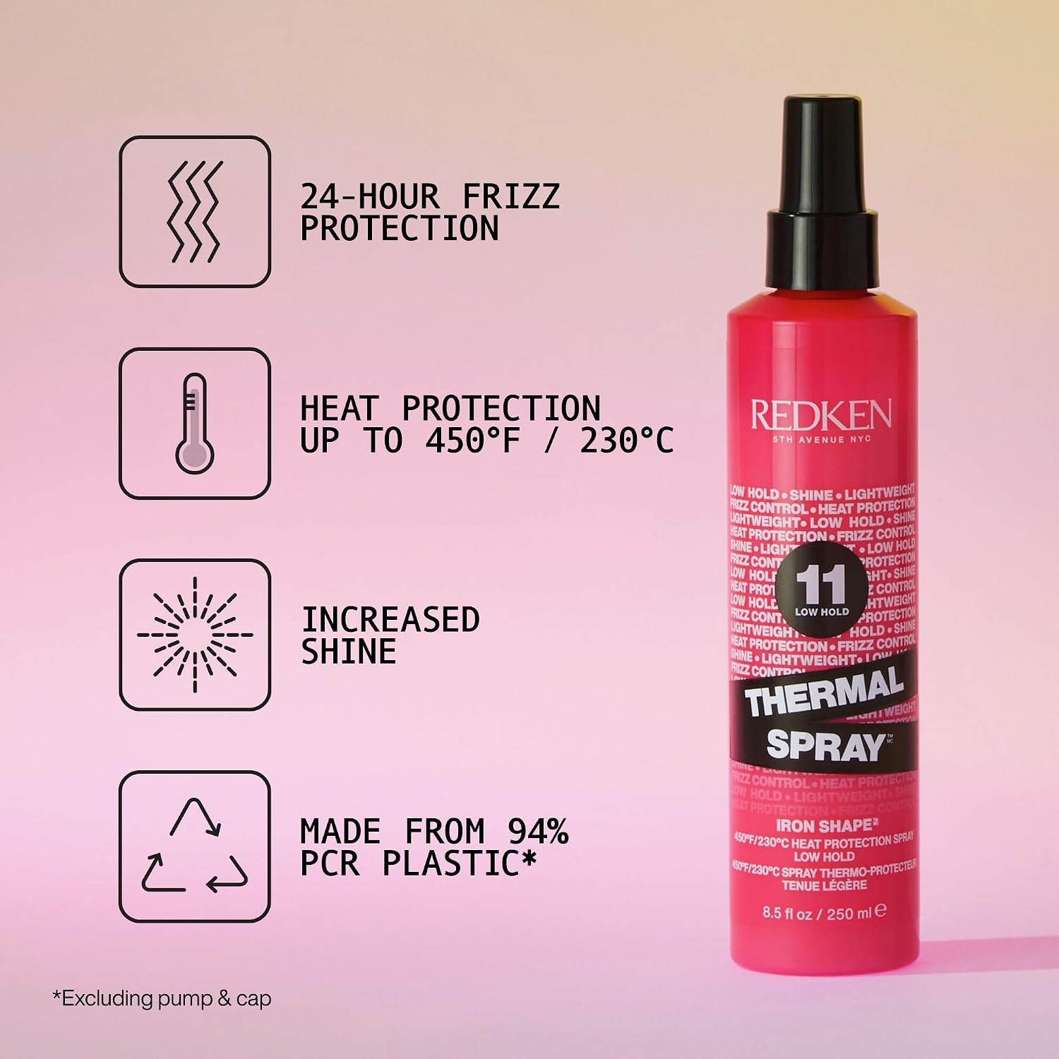 image:imageRedken Thermal Spray 11 Low Hold For All Hair Types