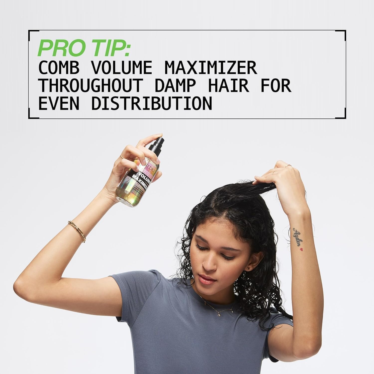 image:imageRedken Volume Maximizer Thickening Spray Weightless Volumizing Spray For All Hair Types Adds Flexible Volume and Body For ThickerLooking Hair