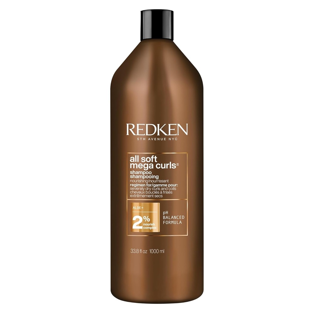 image:imageRedken All Soft Mega Curls Shampoo For Extremely Dry Curly amp Coily Hair Nourishes amp Softens Severely Dry Hair Sulfate Free338 Fl Oz Pack of 1