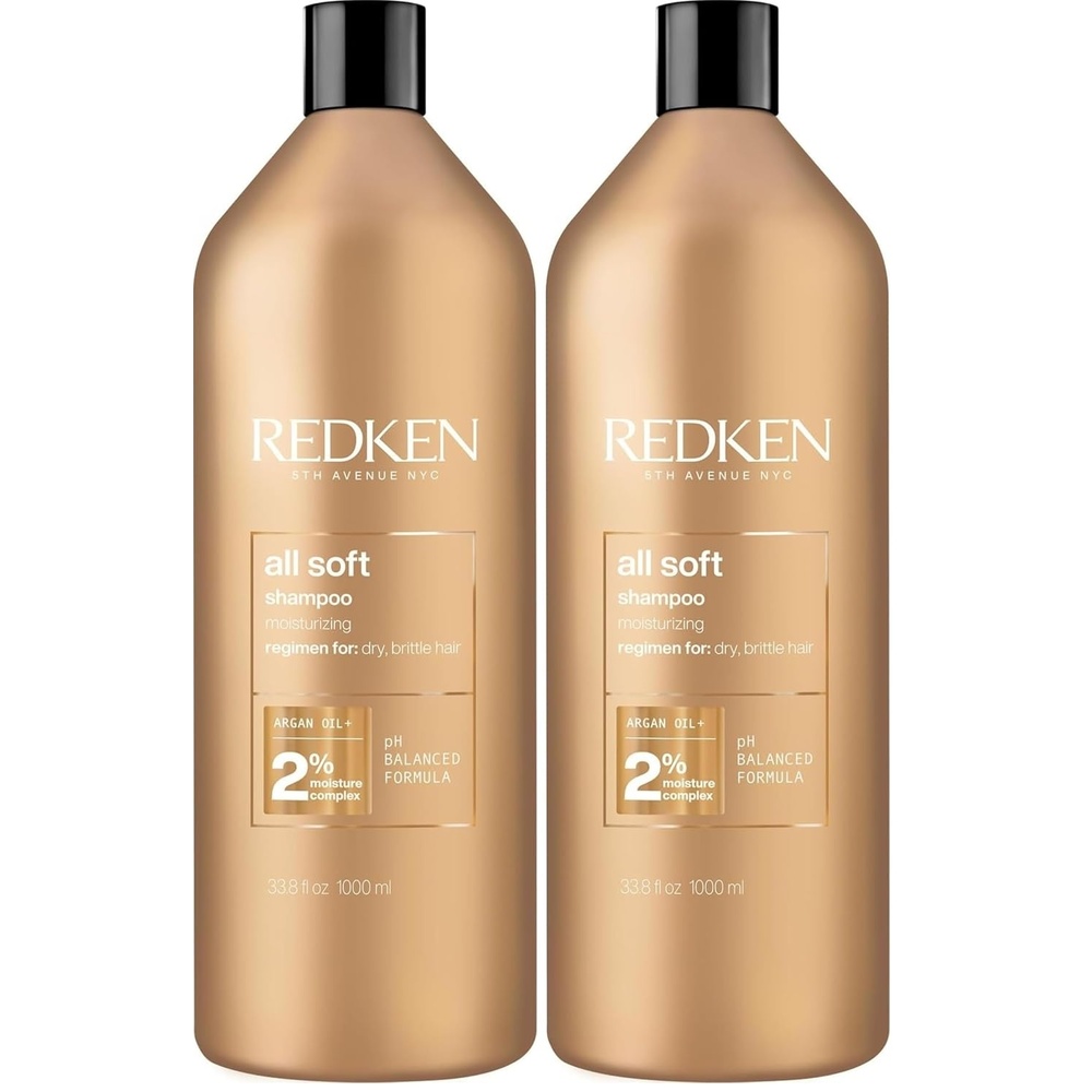 image:imageRedken All Soft Shampoo For Dry Brittle Hair338 Fl Oz Pack of 2