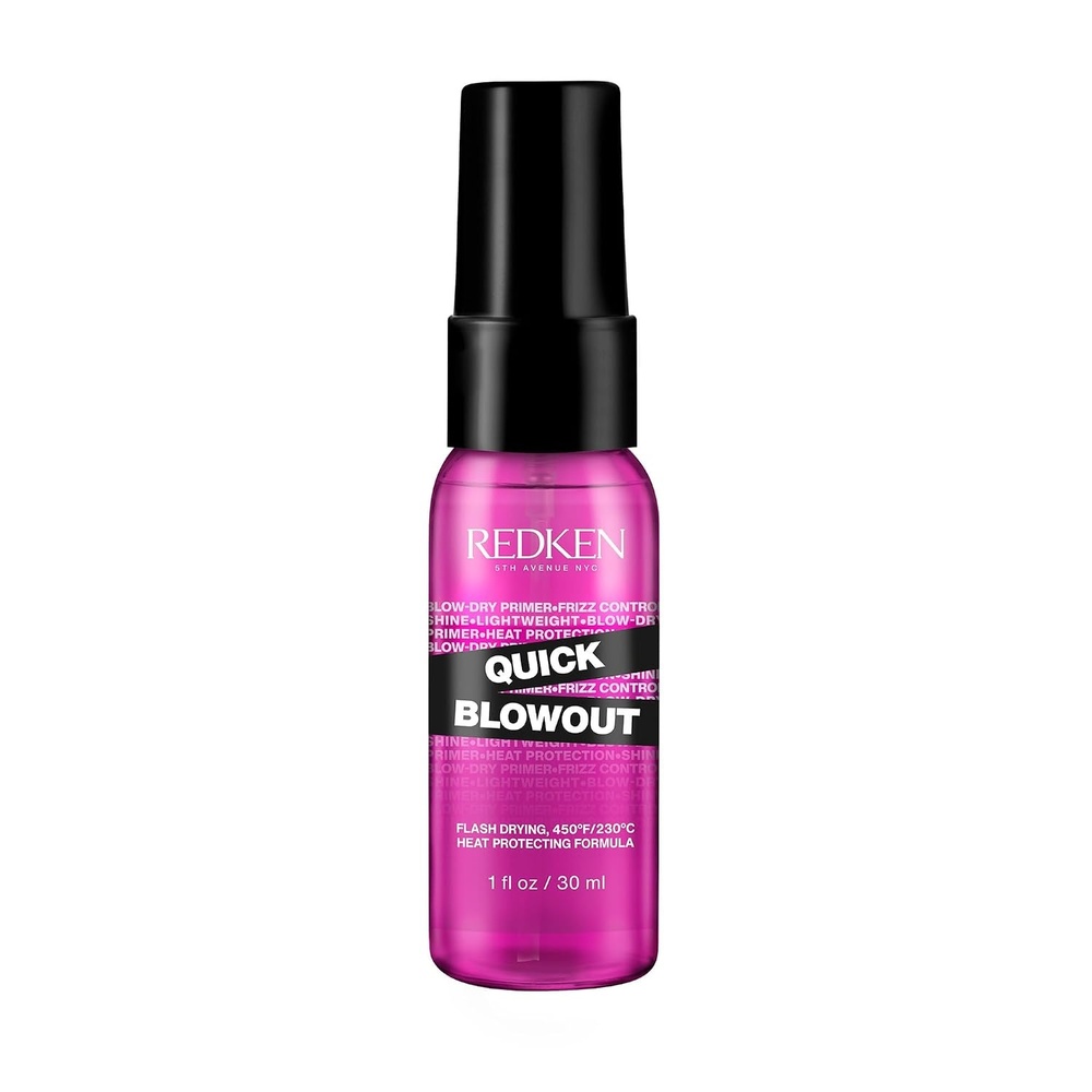 image:imageRedken Quick Blowout Heat Protectant Spray For All Hair Types Smooths amp Adds Shine Lightweight Blowdry Styling Primer with Heat Protection1 Fl Oz Pack of 1