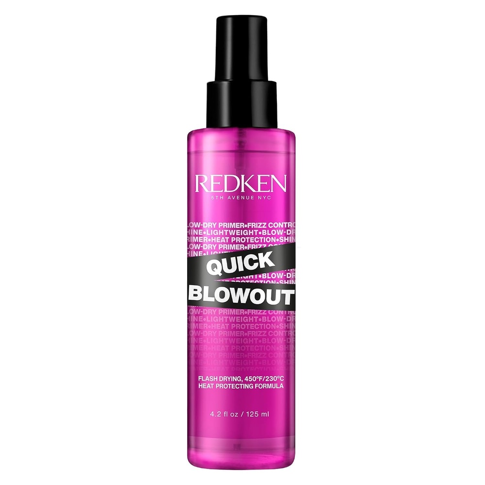 image:imageRedken Quick Blowout Heat Protectant Spray For All Hair Types Smooths amp Adds Shine Lightweight Blowdry Styling Primer with Heat Protection42 Fl Oz Pack of 1