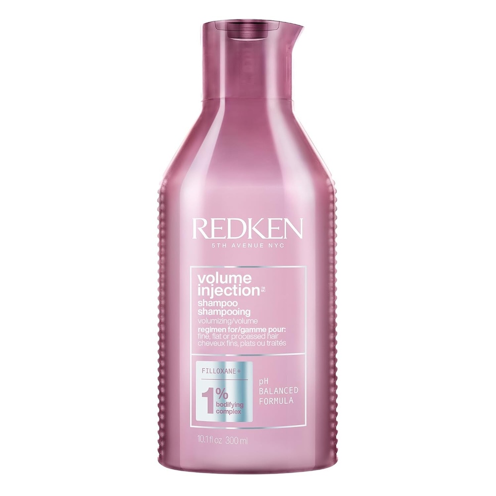 image:imageRedken Volume Injection Shampoo For Fine Hair Adds Lift amp Body Volumizing amp Detangling Without Weighing Down Paraben Free101 Fl Oz Pack of 1