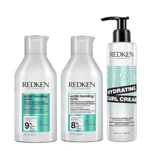Redken Acidic Bonding Curls Shampoo, Conditioner & Hydrating Curl Cream Set