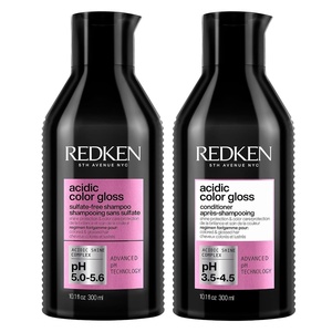 Redken Acidic Color Gloss Shampoo & Conditioner Set For Color-Treated Hair(10.1 Fl Oz (Pack of 2))