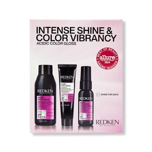 Redken Acidic Color Gloss Shine Mini Kit – Shampoo, Conditioner, Leave In