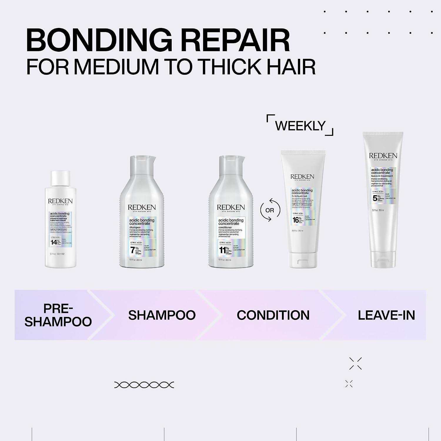 image:imageRedken Acidic Bonding Concentrate Shampoo amp Conditioner Set Hair Repair338 Fl Oz Pack of 2