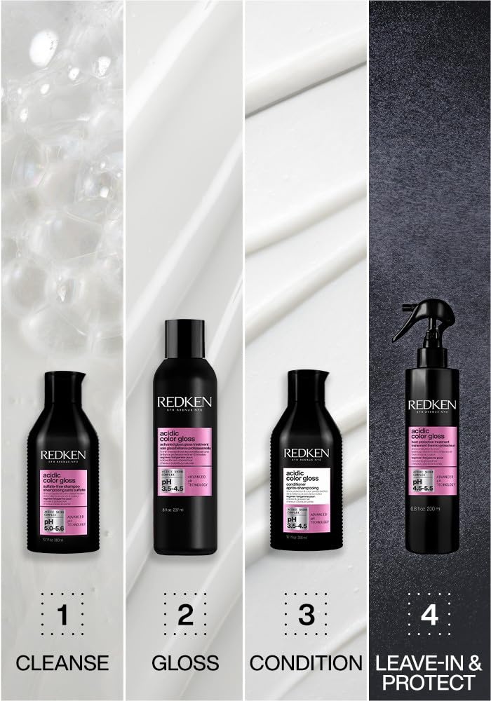 image:imageRedken Acidic Color Gloss Glass Gloss Treatment For ColorTreated Hair