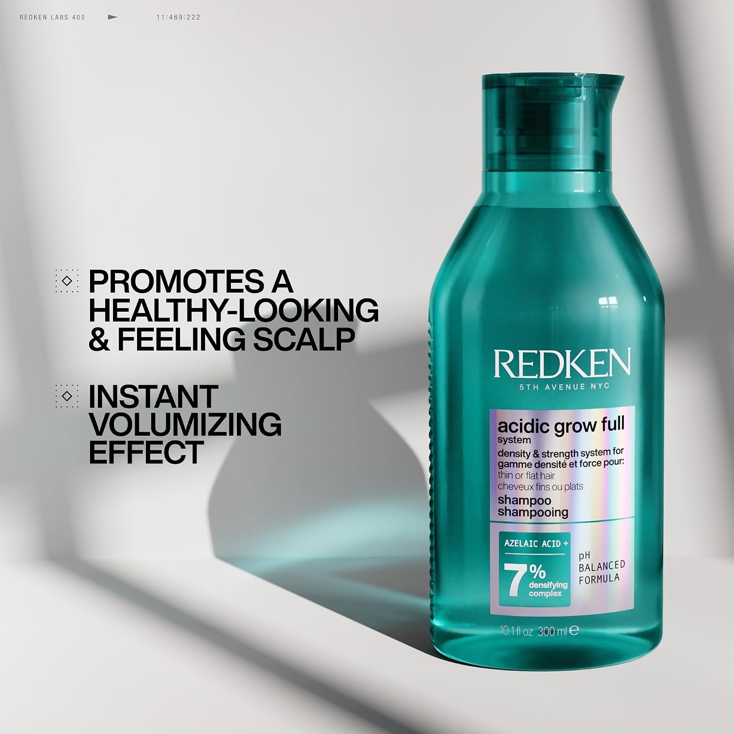 image:imageRedken Acidic Grow Full Densifying Shampoo For ThickerLooking Hair16 Fl Oz Pack of 1