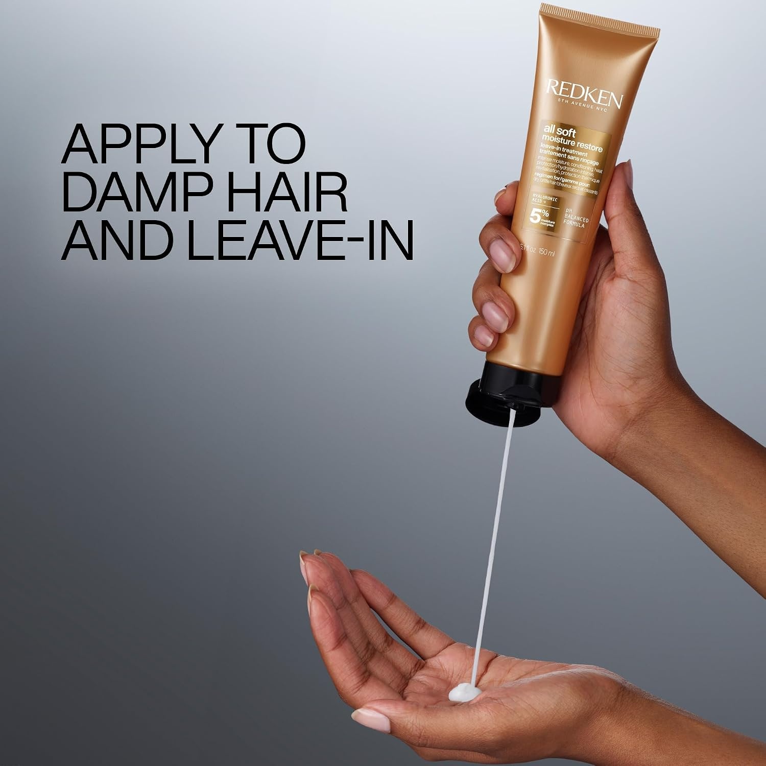image:imageRedken All Soft Moisture Restore LeaveIn For Dry Hair 51 Fl Oz51 Fl Oz Pack of 1