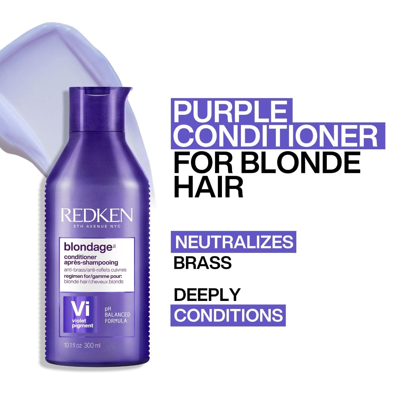 image:imageRedken Blondage Purple Set For Blonde amp Highlighted Hair 101 Fl Oz101 Fl Oz Pack of 2